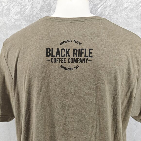 Black Rifle Coffee Company Shirt Mens XXL 2XL Green Trash Panda Raccoon BRCC - Picture 4 of 11